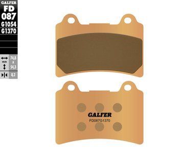 GALFER тормозные колодки FD087G1370 FD087G1370 фото