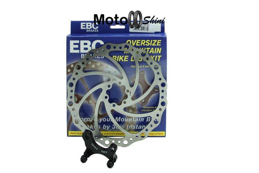 MTBD160-203C - Тормозной диск вело OVERSIZE 160mm na 203mm EBC Brakes MTBD160-203C фото