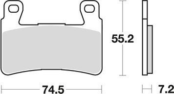 TRW ZF гальмівні колодки MCB703SV MCB703SV фото