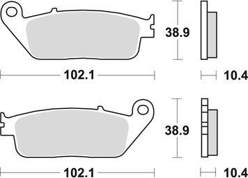 TRW ZF тормозные колодки MCB631 MCB631 фото
