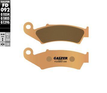 GALFER тормозные колодки FD092G1396 FD092G1396 фото