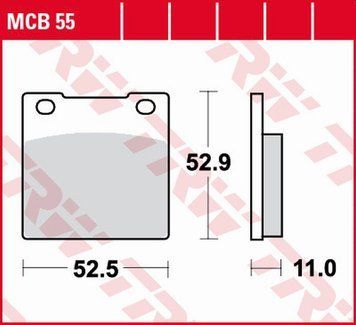 TRW ZF гальмівні колодки MCB55 MCB55 фото