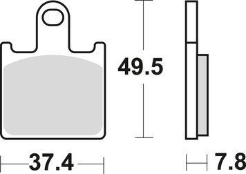 TRW ZF гальмівні колодки MCB789SV MCB789SV фото