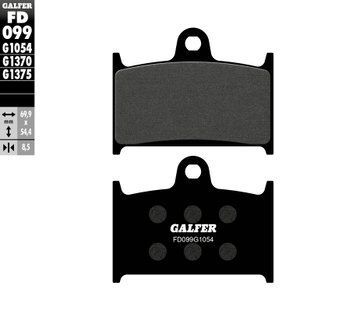GALFER тормозные колодки FD099G1054 FD099G1054 фото