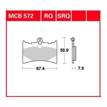 TRW ZF тормозные колодки MCB572 MCB572 фото
