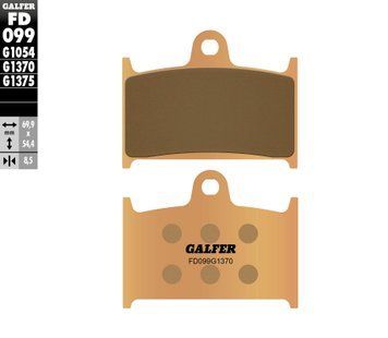 GALFER тормозные колодки FD099G1370 FD099G1370 фото