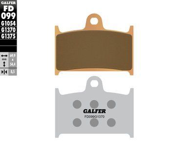 GALFER тормозные колодки FD099G1375 FD099G1375 фото