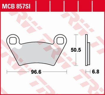 TRW ZF тормозные колодки MCB857SI MCB857SI фото