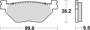 TRW ZF гальмівні колодки MCB731 MCB731 фото