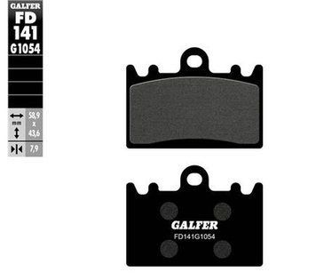 GALFER тормозные колодки FD141G1651 FD141G1651 фото