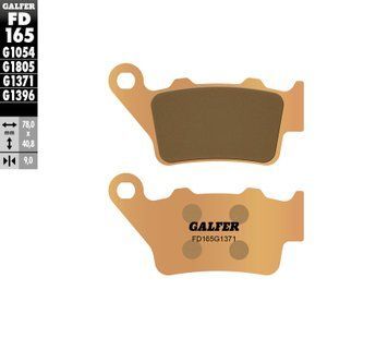 GALFER тормозные колодки FD165G1371 FD165G1371 фото