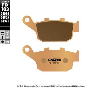 GALFER тормозные колодки FD103G1371 FD103G1371 фото