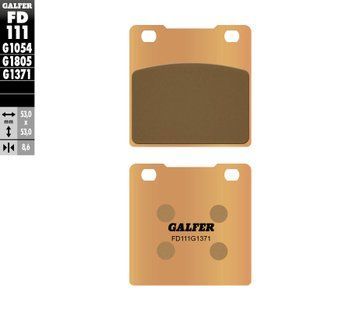 GALFER тормозные колодки FD111G1371 FD111G1371 фото