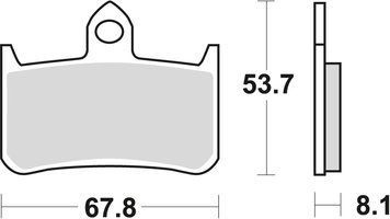 TRW ZF тормозные колодки MCB593SV MCB593SV фото