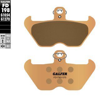 GALFER тормозные колодки FD198G1370 FD198G1370 фото