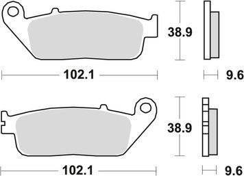 TRW ZF гальмівні колодки MCB677SV MCB677SV фото