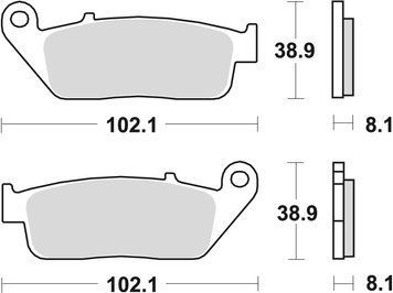 TRW ZF тормозные колодки MCB598 MCB598 фото