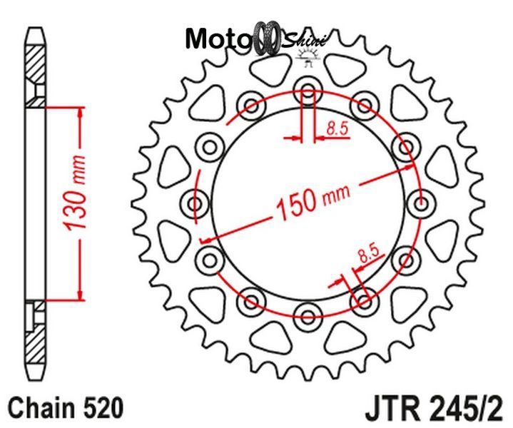 Приводна зірка Jt Sprocket JTR245/2.40 JTR245/2.40 фото