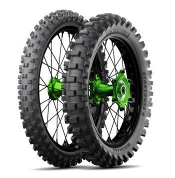 MICHELIN 90/100-21 STARCROSS 6 MEDIUM HARD 57M NHS TT M/C FRONT DOT 02/2026 CAI812208/26 фото