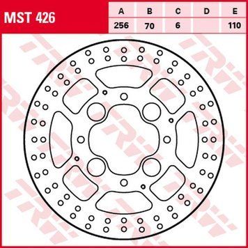 TRW ZF гальмівний диск MST426 MST426 фото
